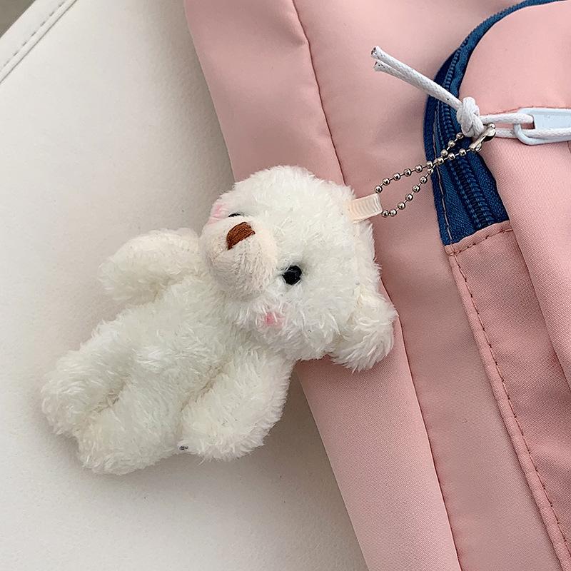 Large-capacity Student Tutoring Bag New Women's Bag Sweet Contrasting Color Shoulder Messenger Bag