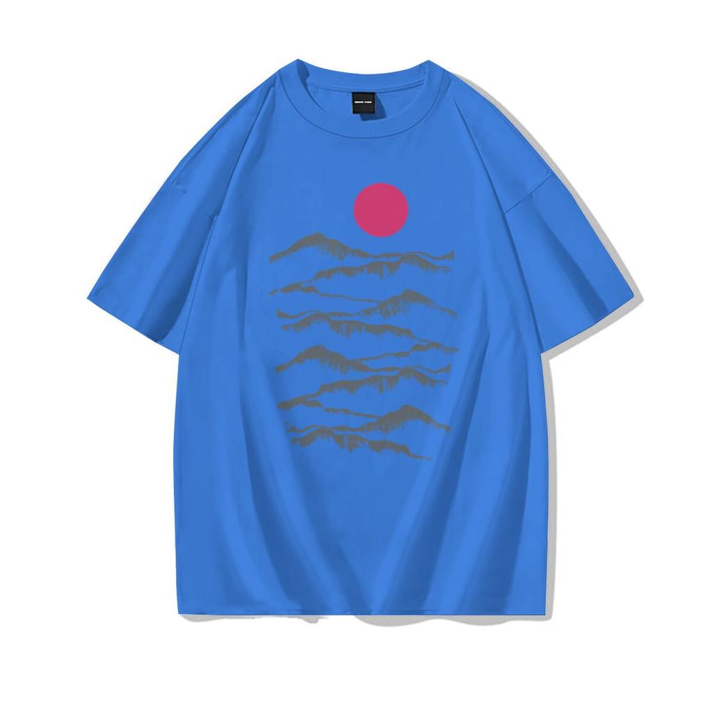 Loose Fit Unisexs Desert Mountain Tshirt Unisexs Clothing Gift Cotton Harajuku Trend Girls Short Sleeve Tee Summer Clothes