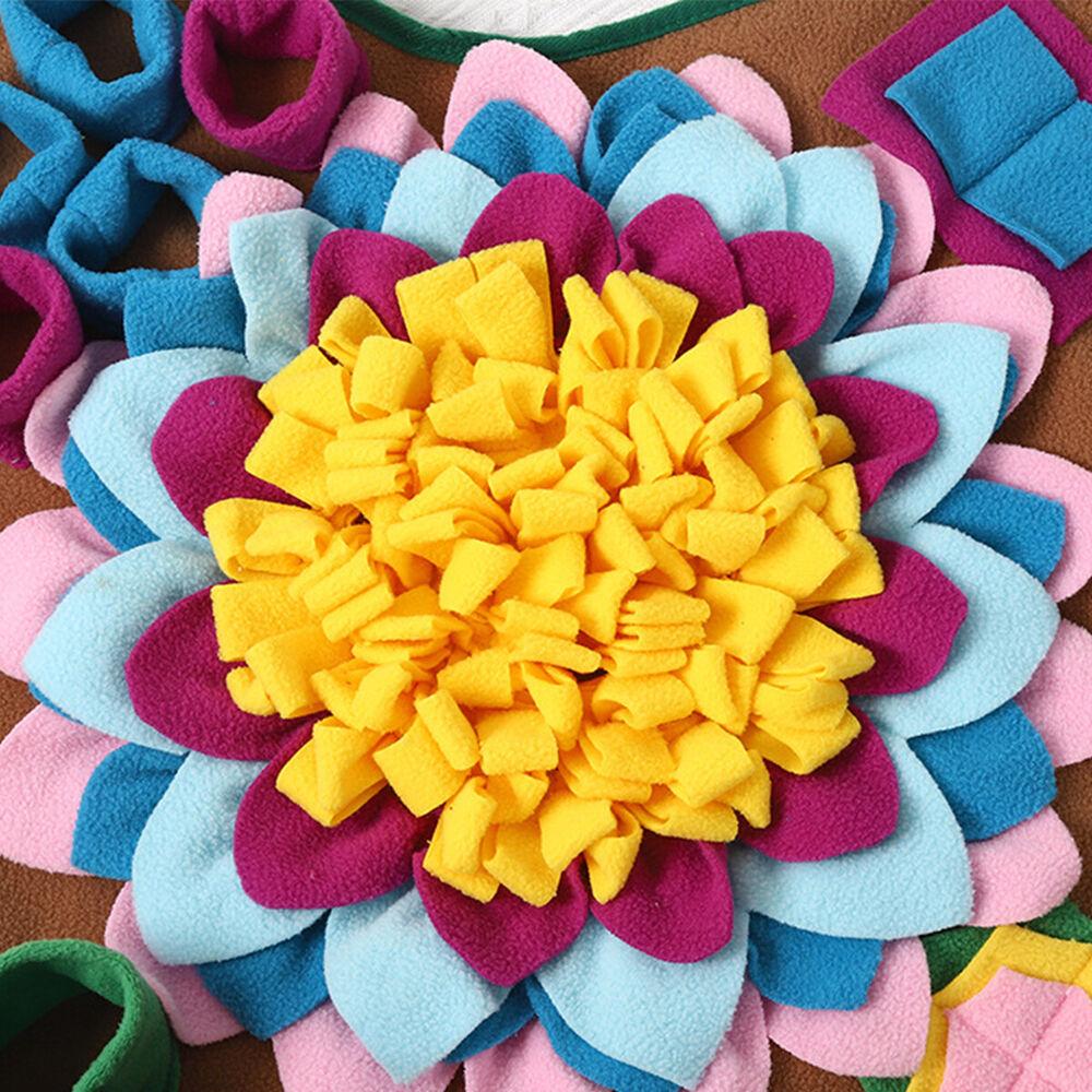 Коврик для нюханья домашних собак, тренировочный коврик для запаха носа, игрушка-головоломка для собак, миска для медленной подачи, диспенсер для еды, ковер, интересные игрушки для собак