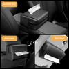 Car Tissue Box Sunshade Seat Backrest Suspension Tissue Box Car Armrest Box Tissue Storage Box With Fix Strap Car Storage