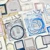 30-Piece Retro Hollow-out Border Stickers, Elegant Vintage Frame Designs with Intricate Cutouts, Self-Adhesive for Journal