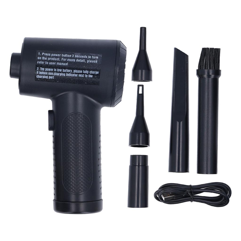 Cordless Compressed Air Duster 51000RPM Rechargeable PC Deep Cleaning Handheld Jet Dry Blower for