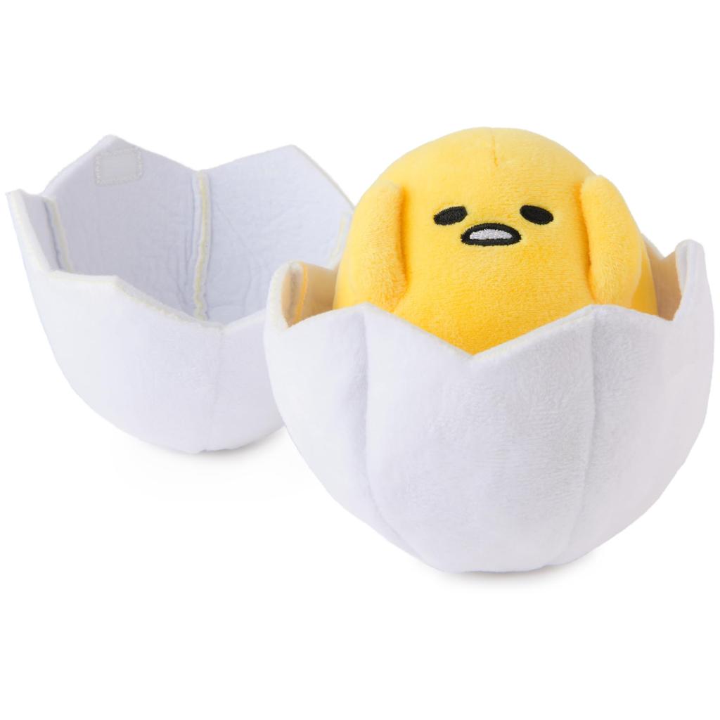 GUND Sanrio Gudetama Eggshell Plush Toy, 5-inch, Ages 1 Year and Up