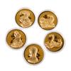 1 Pcs  New Year Of The Snake Commemorative Coins Chinese Zodiac Medals 3D Relief Coins Collectibles