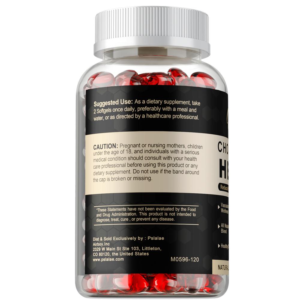 High-purity phytosterol capsules, natural supplements, potent formula, suitable for adults.