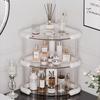 Transparent Makeup Organizer Triangle Corner Simple Storage Shelf Cosmetic Lipstick Storage Rack Save Space Bathroom Accessories