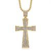Europe, America, Accessories, Diamond Large Cross Pendant Necklace Wear Jewelry and Accessories for