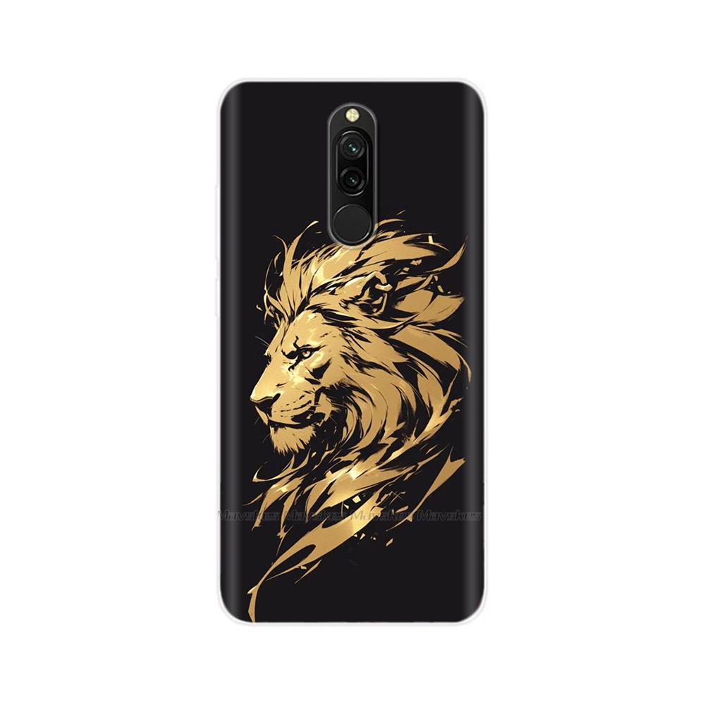 Чехол для Redmi 8 8A Pro, ТПУ Силикон, Ударопрочный, Чехол с Кошкой для Телефона, Для Redmi 8 8A 7 7A redmi7, Прозрачный, Печать, Мягкий