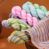 4-Pack Cotton Yarn 200g (4x50g ) Breathable Soft Woven Thread for Knitting Crochet Mixed Colors Lightweight for Sweaters Yarns