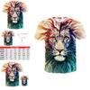 Premium Quality Lion Animal 3d Print T-shirt For Men And Women In All Sizes