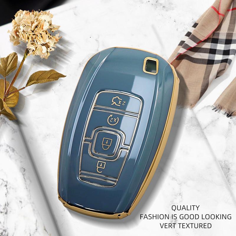 Роскошный чехол для дистанционного ключа для Lincoln Continental MKC MKZ MKX 2017 2018 Navigator Nautilus брелок для автомобиля