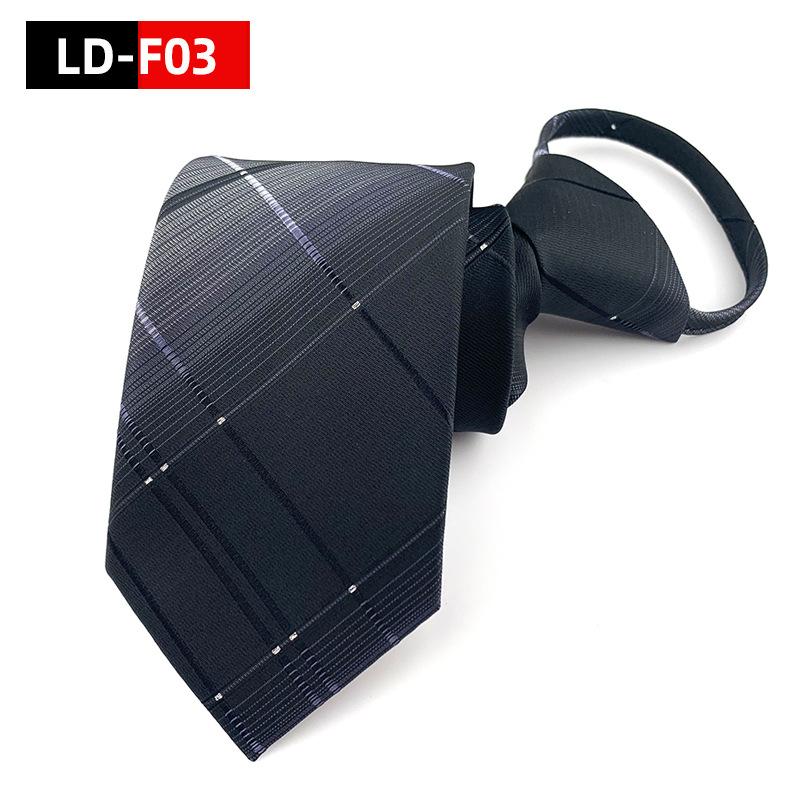 Корейский деловой свадебный галстук на молнии шириной 7 см