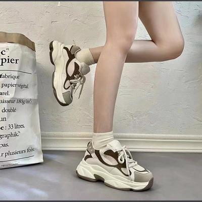 Спортивная обувь, новые женские туфли для папы, весенне-осенние кроссовки для девочек, корейская версия стиля Харадзюку, универсальные модные трендовые кроссовки