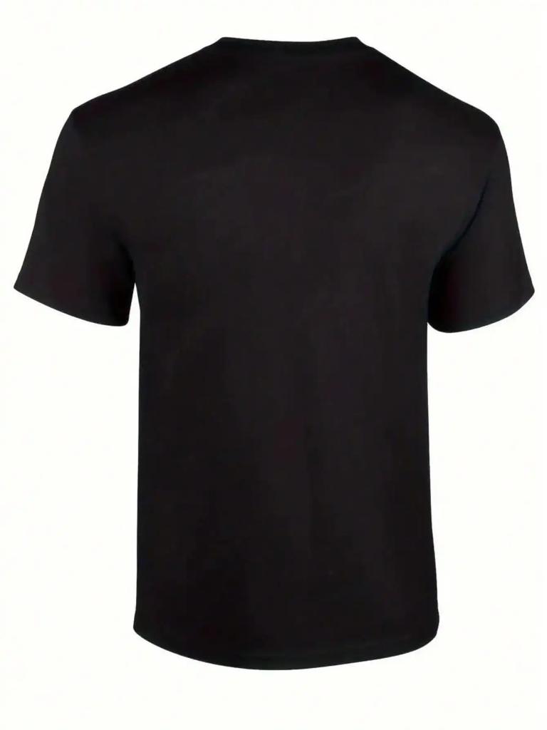 Rock Cat Graphic TShirt for Men  Women  100 Cotton Casual Fit Black Cat  Rainbow Guitar Design  Machine Washable Summer Tee