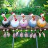 Cross-Border Big-Eyed Long-Legged Chicken Garden Ornaments