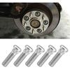 5 шт. Колесные шпильки для автомобиля, M12X1.5 Важные автомобильные аксессуары Колесные болты Надежно крепят ступицы колес Совместимы с Toyota Chevy Lexus Scion Pontiac, Заменяет