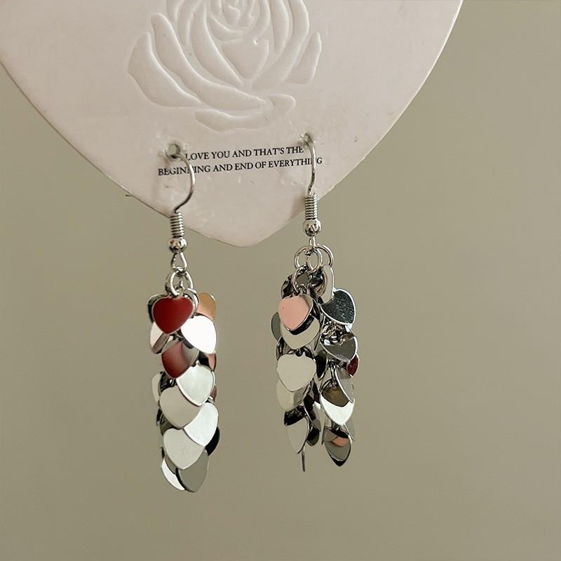 Блестящие серьги-кисточки, женские серьги с чувством высокого класса, легкие роскошные аксессуары для ушей в нишевом дизайне