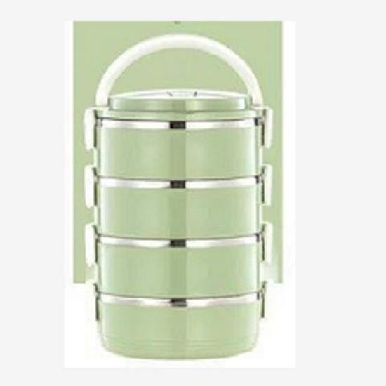 Stainless Steel Insulated Multi-Layer Lunch Box for Students, Dorms, and Offices