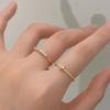 Women Ring Opening Minimalist Elegant Luxury Rhinestone Embedded Love Heart Finger Ring Fashion