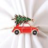 4PCS Creative Christmas Table Decoration Snow Napkin Ring Xmas Tree Tissue Buckle Boots Car Napkin Holder Holiday Home Party