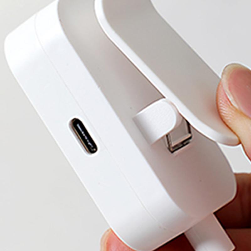 Складная мини-книга-лампа с клипсой, перезаряжаемая от USB, светодиодный ночник, 3 режима, защита глаз, плавная регулировка яркости, гибкая, для чтения в спальне