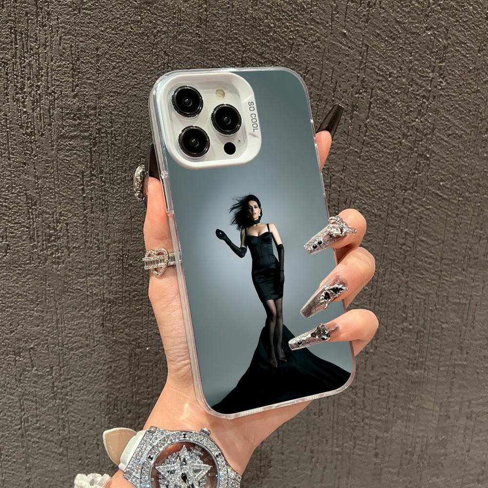 Ana de la Reguera White Translucent Mobile Phone Case for iPhone 17 16 15 14 13 12 11 X XR XS Air Pro Max Plus Colorful Cover