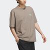 adidas Футболка X Seebin с тиснением и вышивкой букв, SS23, мужские повседневные спортивные топы с короткими рукавами, светло-серые, коричневые IA8175