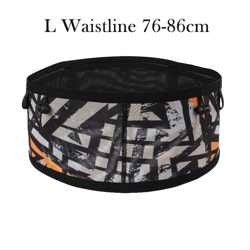 Многофункциональная поясная сумка для бега с эластичной сеткой Плотно прилегающая сумка для мобильного телефона Многофункциональная сумка большой вместимости для езды на велосипеде для горной воды