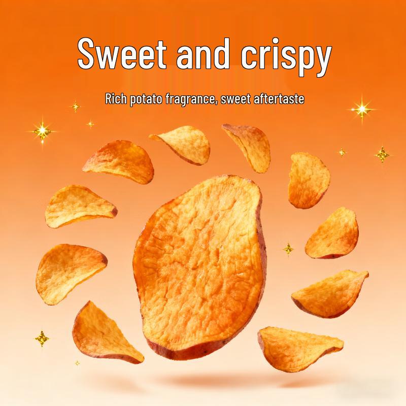 Crispy Fried Sesame Sweet Potato Chips