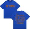 Rapper Mora Quierc Mil Vidas Contigo Letter Print Tee Shirt Harajuku Y2k Clothes Oversized T Shirt Unisex Women 100 Cotton Tshirt
