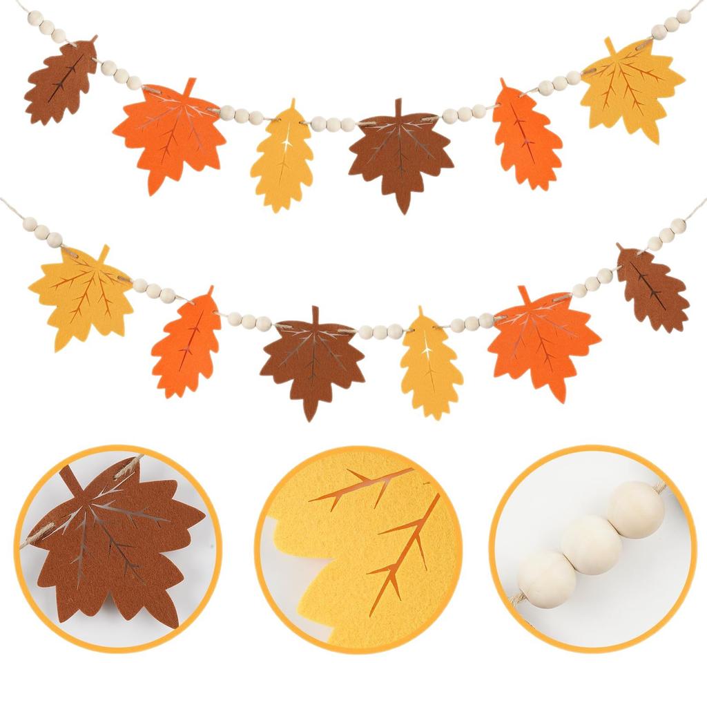 Decor Set - Handcrafted Fall-Themed Ornaments For Cozy Home & Seasonal Displays