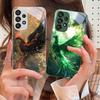 Чехол для телефона из закаленного стекла Golden Phoenix Unfolding для Samsung Galaxy S10 4G S20 11E 30 S21 22 S24 Fe Pro S23 S25 Ultra 5G S9