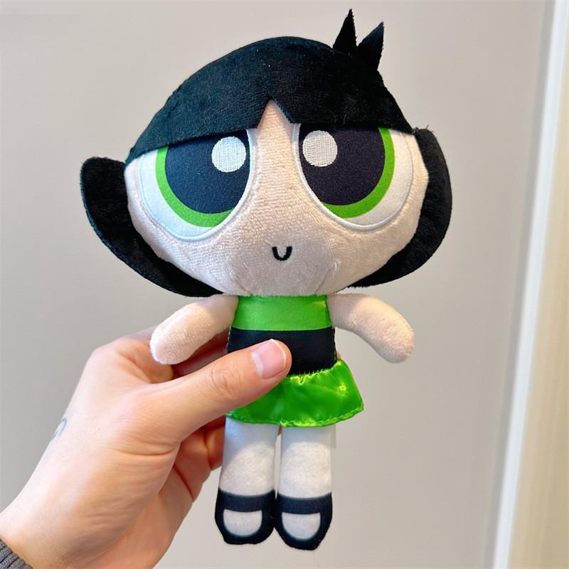 Очаровательная плюшевая игрушка «Суперкрошки» Мягкая мультяшная кукла Блоссом, Баблз, Бутеркап