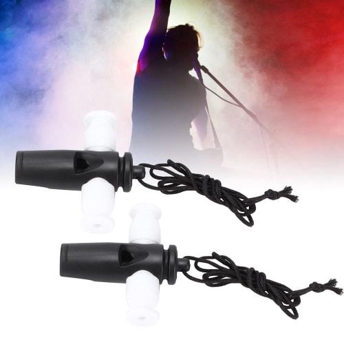 Samba Whistles, Musical Instrument Toys, Set of 2, ABS Plastic with Nylon Rope, for Kids, Samba Whistles, Samba Whistles, Musical Instrument Toys, Whi