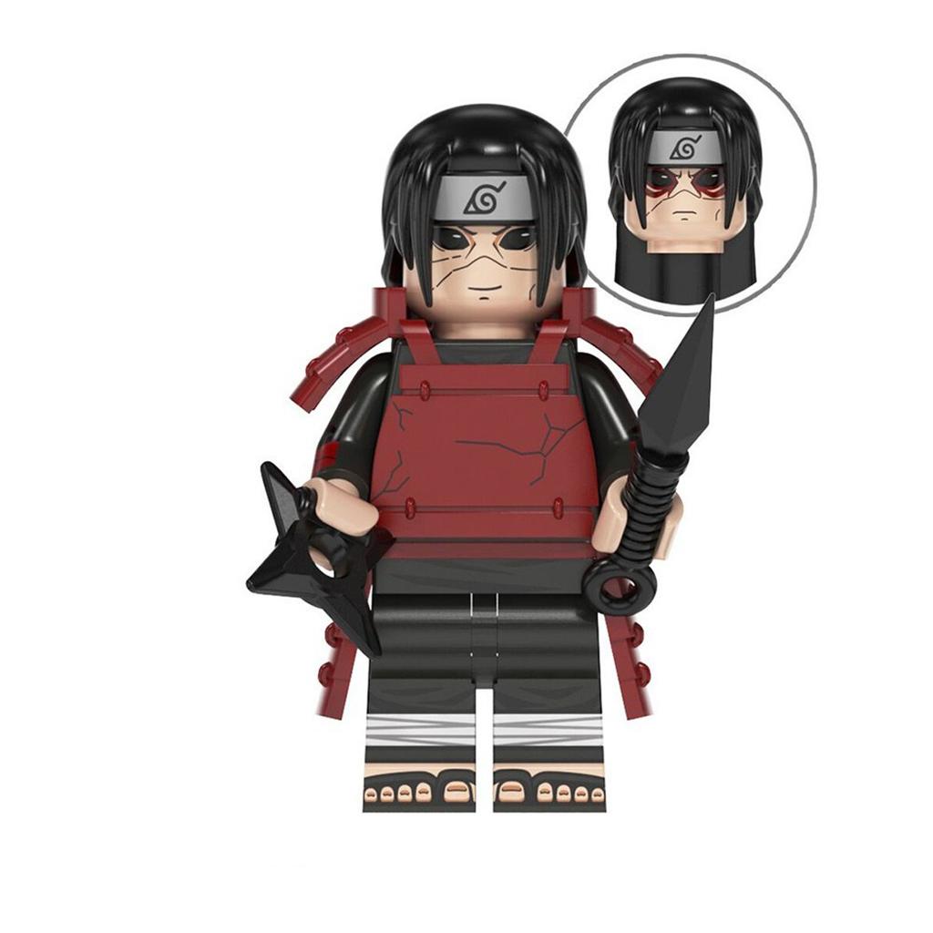 Cartoon Ninja Series Minifigures Naruto Uzumaki Children Assembled Building Block Doll Toys For Kids Educational