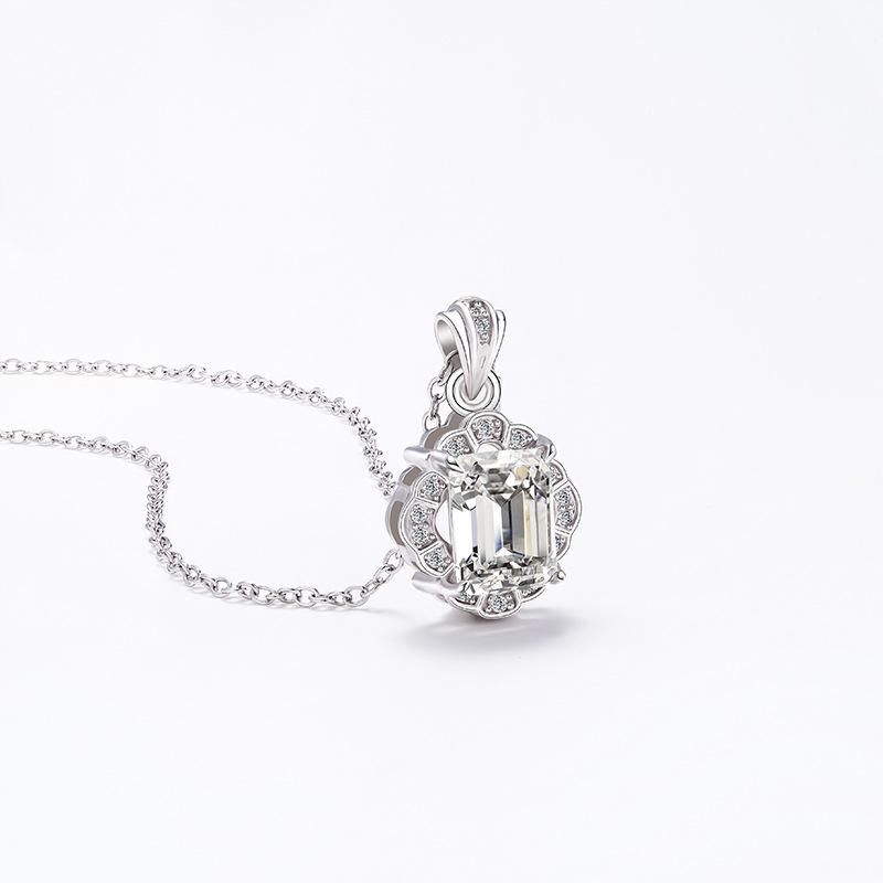 Геометрическое новое ожерелье из нержавеющей стали, ювелирные изделия для женщин, легкое, роскошное, Ins Design Sense, подвеска из циркония, цепочка на ключицу