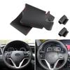 Для Hyundai Tucson 3 2015 2016 2017 2018 Автоаксессуары Интерьер Оплетка на руль Перфорированная отделка из микрофибры