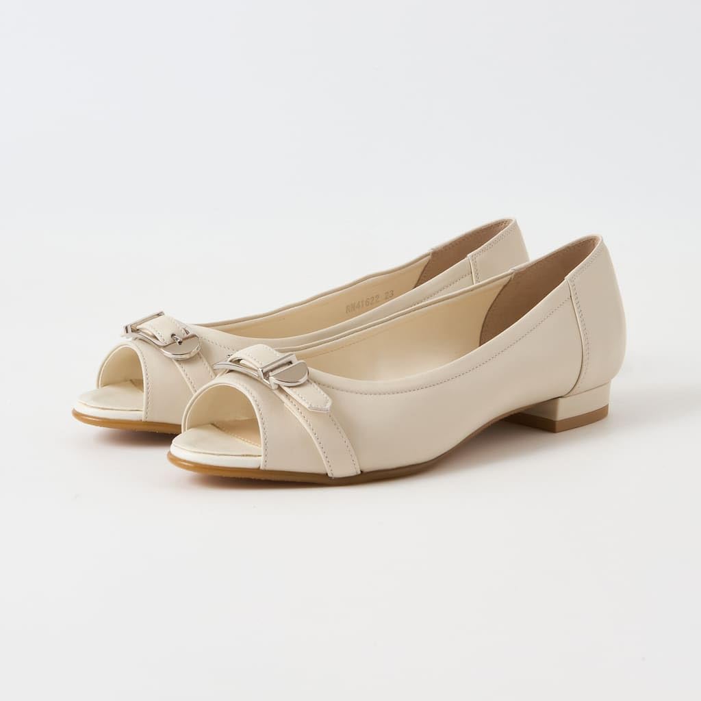 Туфли-лодочки на низком каблуке Diana Well Fit Сделано в Японии Белый слоновая кость 119135200008 [Diana] 22.0см