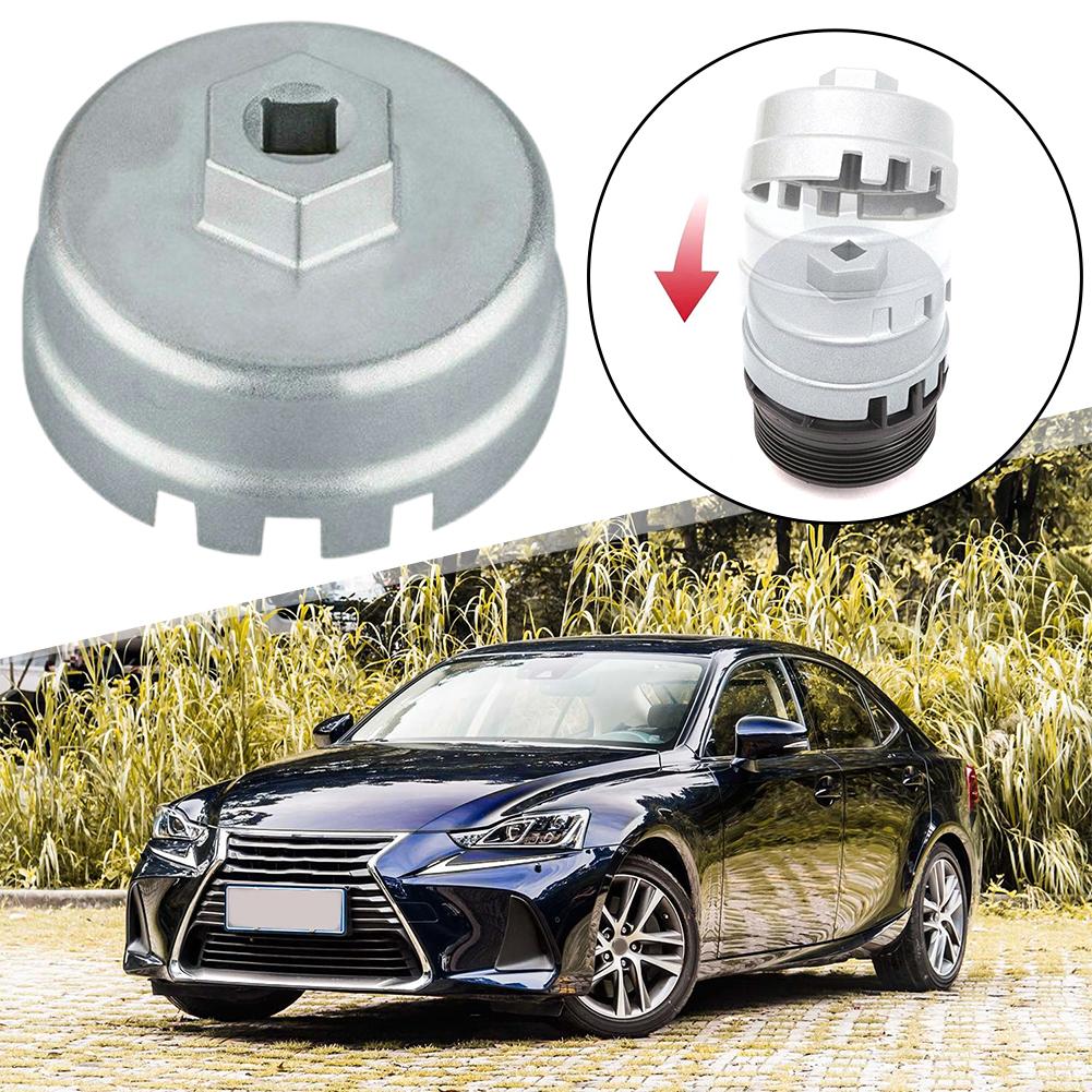 Professional Aluminum Car Oil Filter Wrench Hattype Wrench for Toyota PRIUS COROLLA RAV4 Matrix Car Accessories M1T9