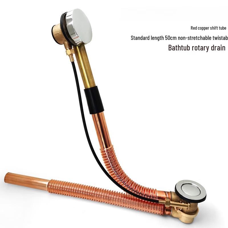 TLXT Bathtub Drain with Copper Pipe