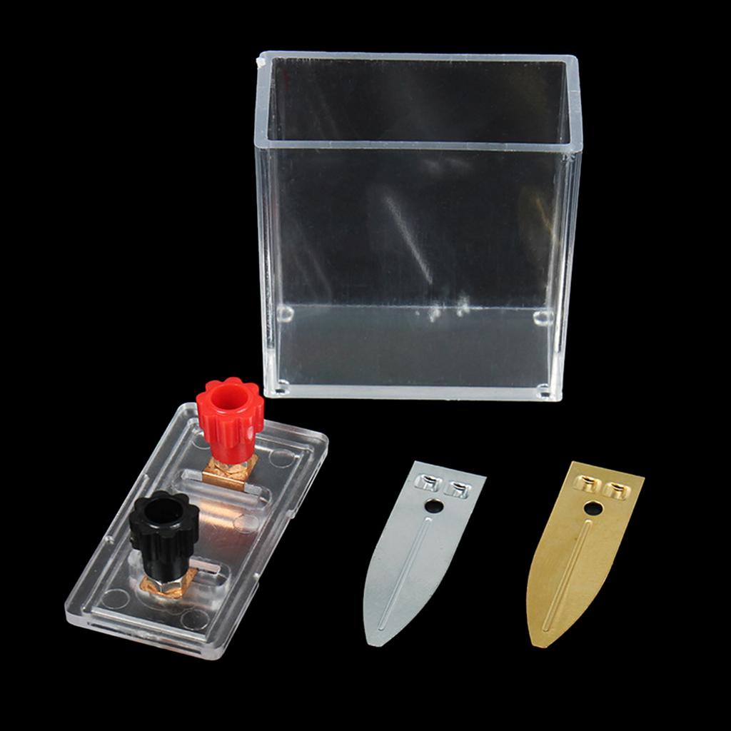 Экспериментальный случай по производству электроэнергии из соленой воды для детей и студентов, изучающих физику и принципы электричества