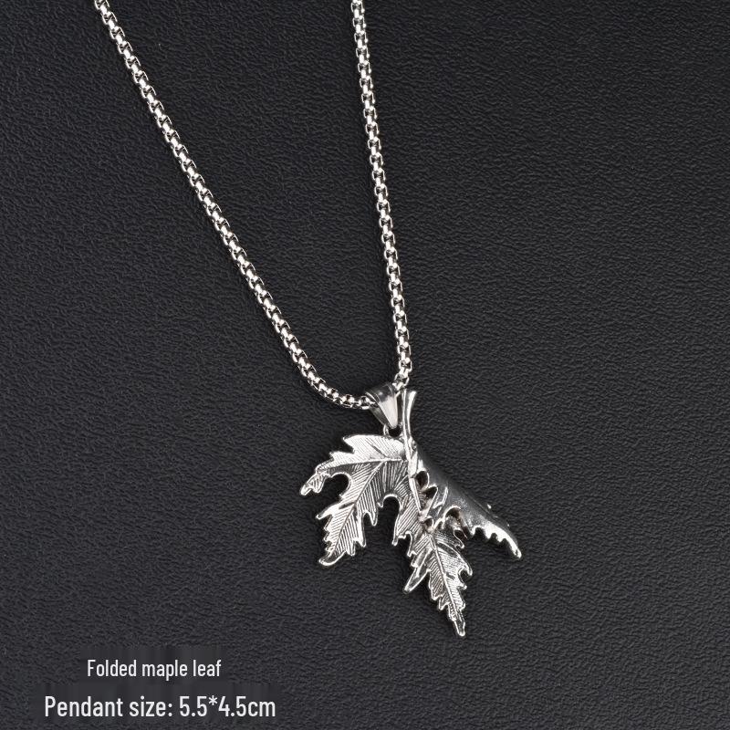 Модная подвеска в виде шестиконечной звезды, ожерелье из титановой стали для мужчин и женщин - хип-хоп стиль, цепочка для свитера, ювелирное изделие.