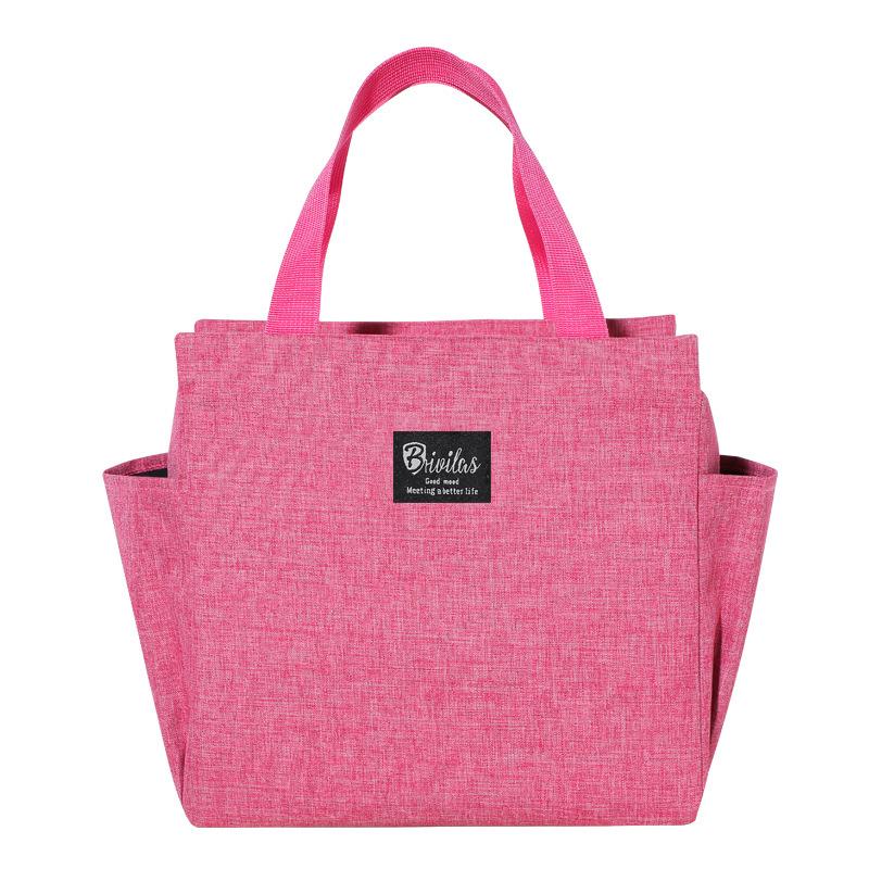 Большая вместительная сумка-холодильник Oxford Portable Zipper Thermal Lunch Bags Изолированная сумка-холодильник для кемпинга и пикника