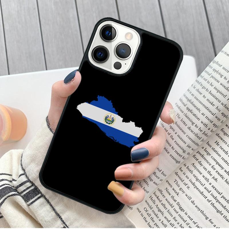 Чехол для телефона с флагом Сальвадора Для iPhone 17 Air 16 15 14 11 12 13 Pro MAX Plus защитный корпус coque
