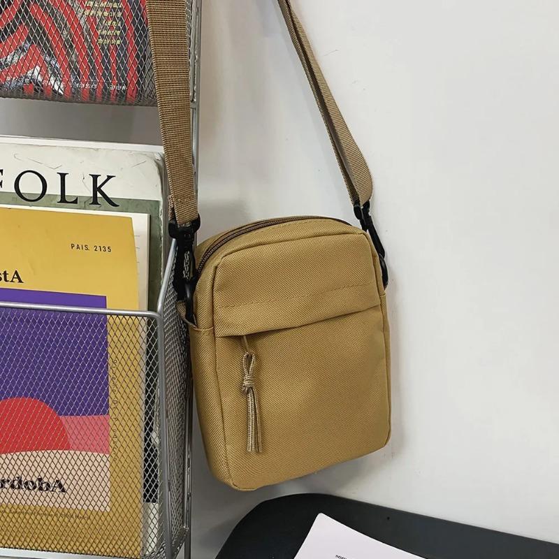 Женские сумки через плечо Oxford, маленькие сумки через плечо для мужчин, однотонные сумки для телефонов, мини-сумки-мессенджеры