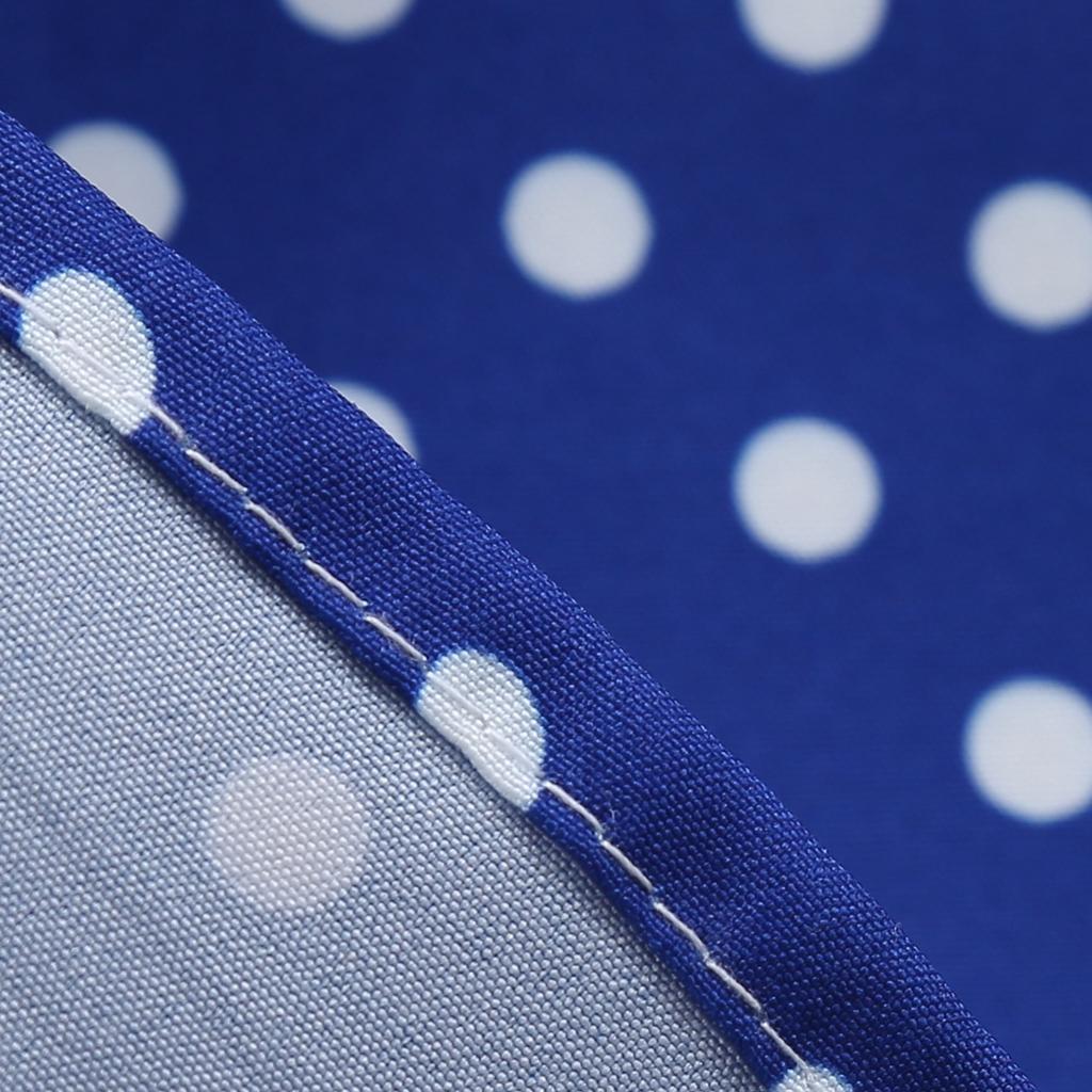 GMXIA Винтажное женское свободное платье с квадратным воротником и короткими рукавами в горошек и принтом на талии