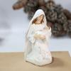 1PC Tall Resin Craft Christmas Nativity Scene Retro Holy Family Figurine
