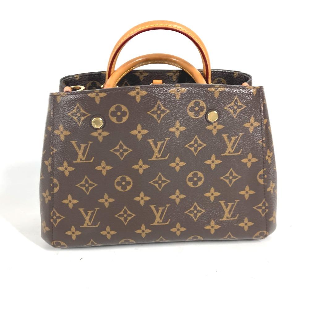 Louis Vuitton M41055 Monogram MontaigneBB 2WAY Shoulder Bag Tote Bag Hand Bag