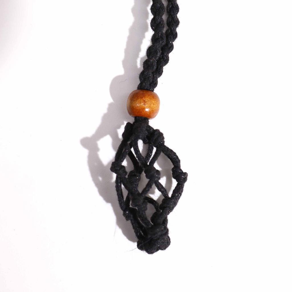 Necklace Cord Black Adjustable For Gemstones