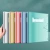 Waterproof File Folder 40/60Pages Document Bag Thickened Classification Folder